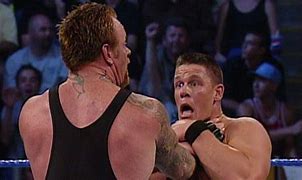 Image result for Undertaker's Chokeslamming John Cena