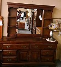 Image result for Wood Dresser with Mirror