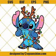 Image result for Stitch Christmas SVG Free