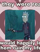 Image result for Personal Space Meme Rick and Morty