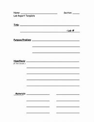 Image result for Lab Notebook Template