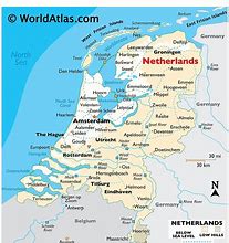 Image result for Map of Holland and Germany