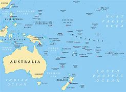 Image result for Pacific Ocean Australia Map