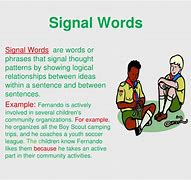 Image result for Definition Pattern Signal Words