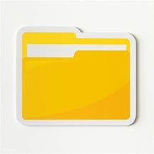 Image result for Yellow Folder with Up Arrow Icon