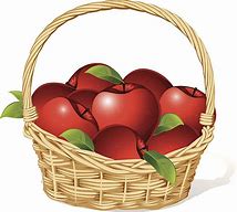 Image result for Free Clip Art Basket of Apple's