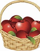 Image result for Apples in Basket Clip Art