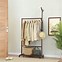 Image result for Cloth Hanger Stand Wood Finish