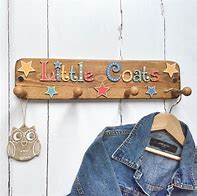Image result for Colorful Kids Coat Hooks