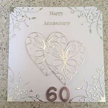 Image result for 60 Anniversary Card
