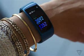 Image result for Samsung Gear Fit Two On Wrist