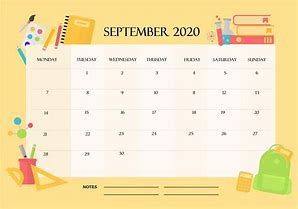 Image result for Cute September Calendar