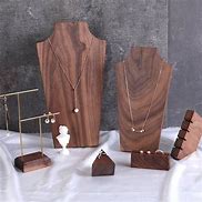 Image result for 30 in Sugar Wood Jewelry Display Bust