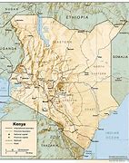 Image result for Kenya Map Physical Features