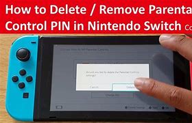 Image result for Nintendo Switch Parental Controls Pin Reset