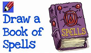 Image result for Spell Book Drawing