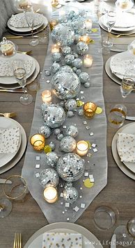 Image result for New Year's Eve Table