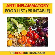 Image result for Comprehensive List of Anti-Inflammatory Foods