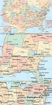 Image result for United States Country Map