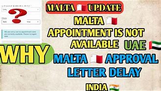 Image result for Malta Visa Rejection Letter