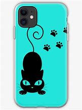 Image result for Black Cat iPhone 7 Plus Cartoon Case