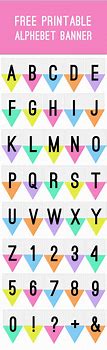 Image result for Printable Banner Letter Design