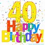 Image result for 40th Birthday Emoji