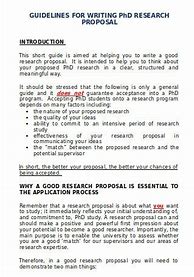 Image result for PhD Project Proposal Sample