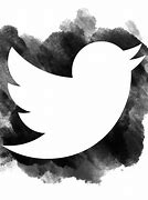 Image result for Twitter Logo Black and White Sketched