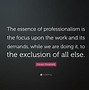 Image result for Quotes About Being Professional
