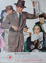 Image result for Vintage Men's Fashion Ad