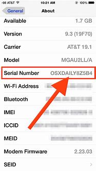 Image result for How to Find Your iPhone Serial Number