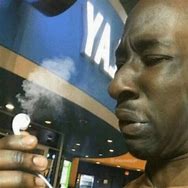 Image result for Smoke Coming Out of Earbuds Meme