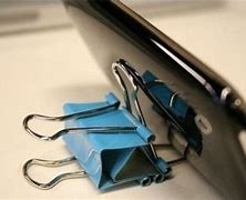 Image result for Paper Clip Phone Stand