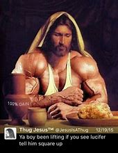 Image result for Ripped Jesus Meme