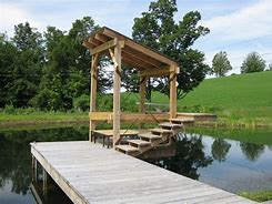 Image result for Farm Pond Dock Design
