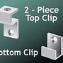 Image result for Metal Mirror Clips