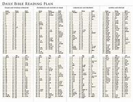 Image result for 3 Year Bible Reading Plan Printable