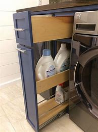 Image result for Laundry Room Pull Out Cabinets