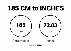Image result for 185 Cm in Inches