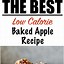 Image result for Low Calorie Apple Recipes