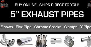 Image result for 5 Inch Exhaust Pipe Kit for a Chevy Tahoe