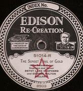 Image result for Edison Records with Red Star On the Label