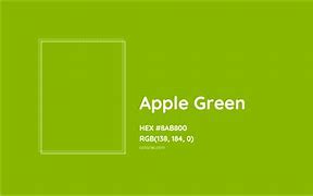 Image result for Apple Green RGB