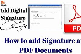 Image result for PDF Signature