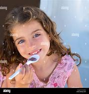 Image result for Little Girl Eating Breakfast