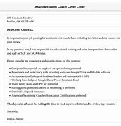 Image result for Assistant Swim Coach