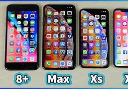 Image result for iPhone XS Max vs iPhone 8Plus in Size
