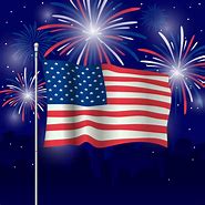 Image result for American Flag with Fireworks Background