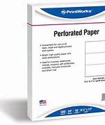 Image result for Perforated Printer Paper